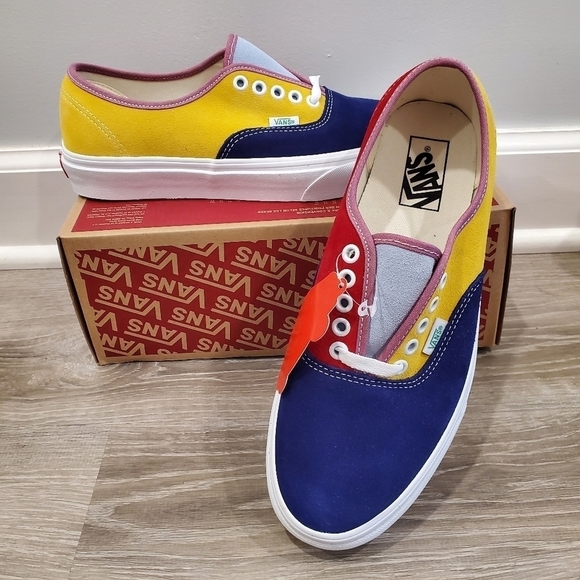 NWT Vans Authentic Sunshine Multicolor Sneakers - Picture 1 of 5
